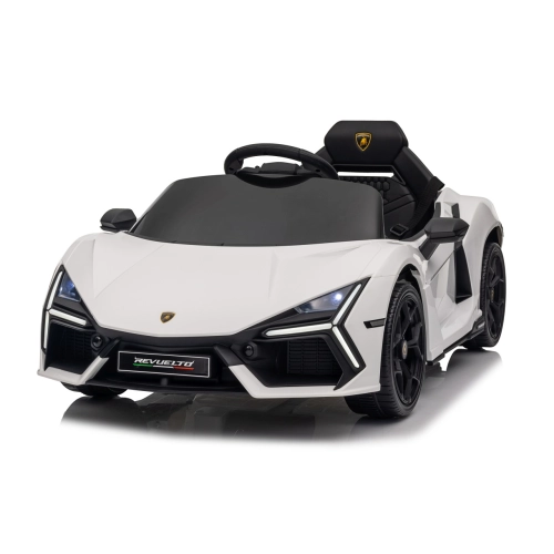 Auto na akumulator dla dzieci Lamborghini Revuelto Biały QLS-8603.BIA